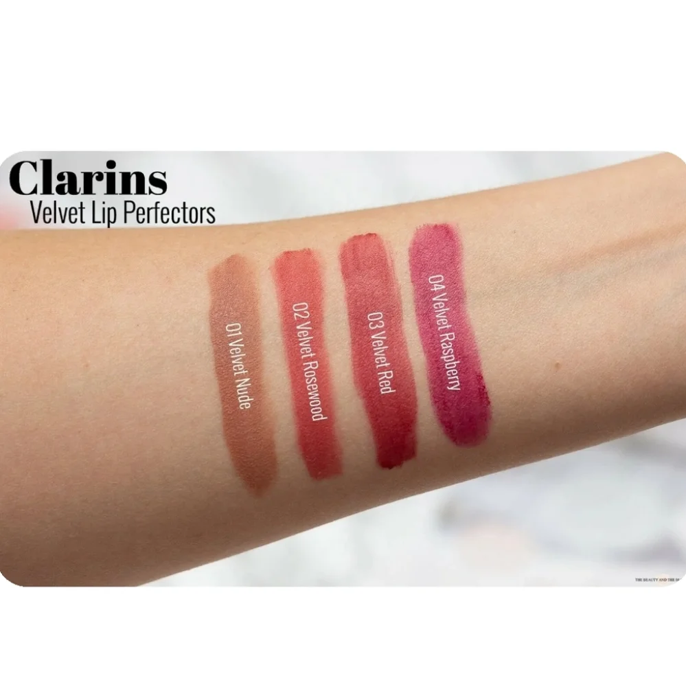 🧚‍♀️#VELVET NUDE Clarins MINI Velvet Lip Perfector NWT